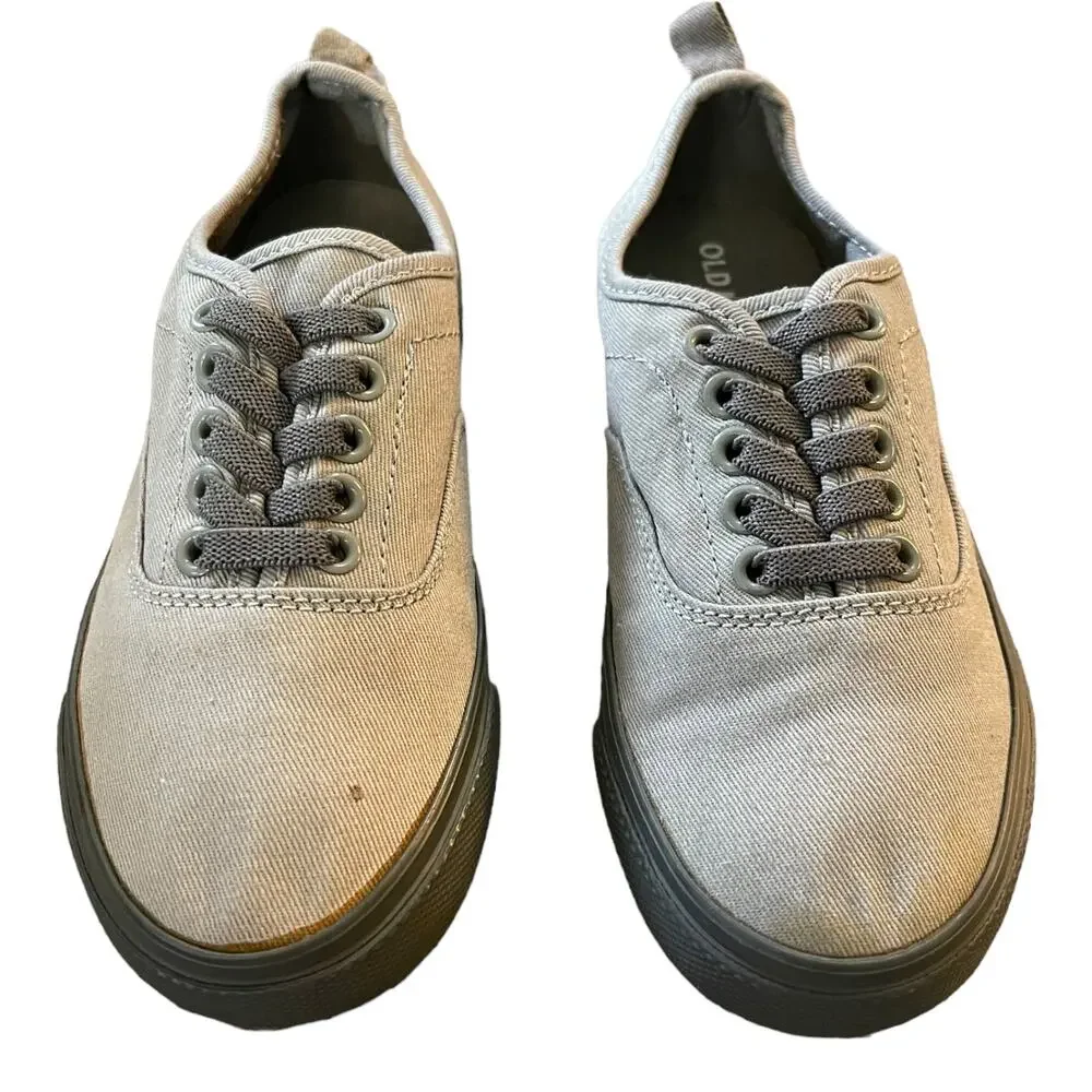 Old Navy Gray No Tie Slip On Shoes Size 13